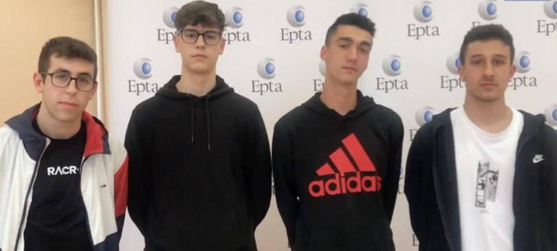I ragazzi del Sobrero all'hackathon promosso da EPTA